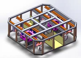 舵轮驱动全向移动AGV 3